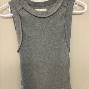 We The Free Gray Tank Top